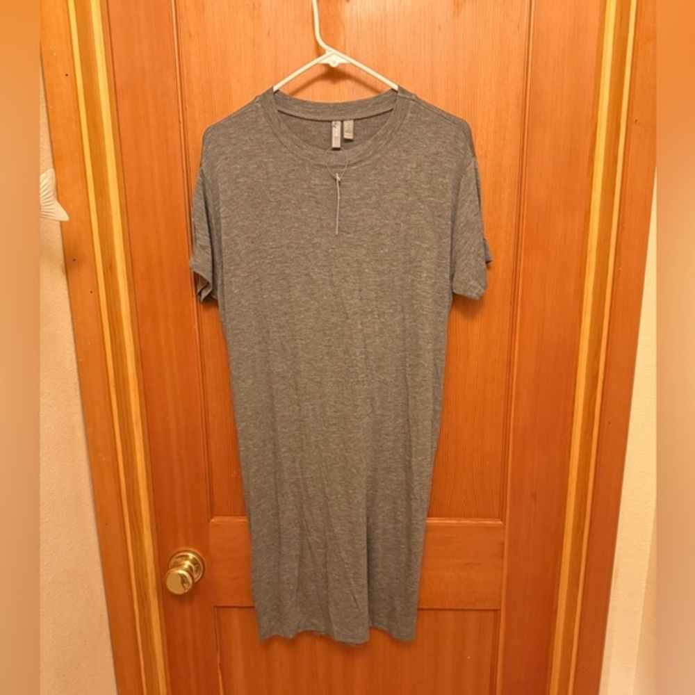 ASOS Grey Short Sleeve Tee Dress NWT